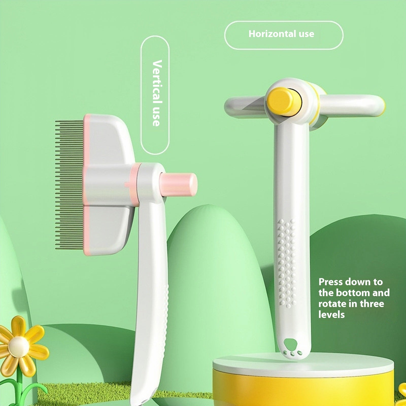 Cat Comb Tie - Floating Hair Removal Device