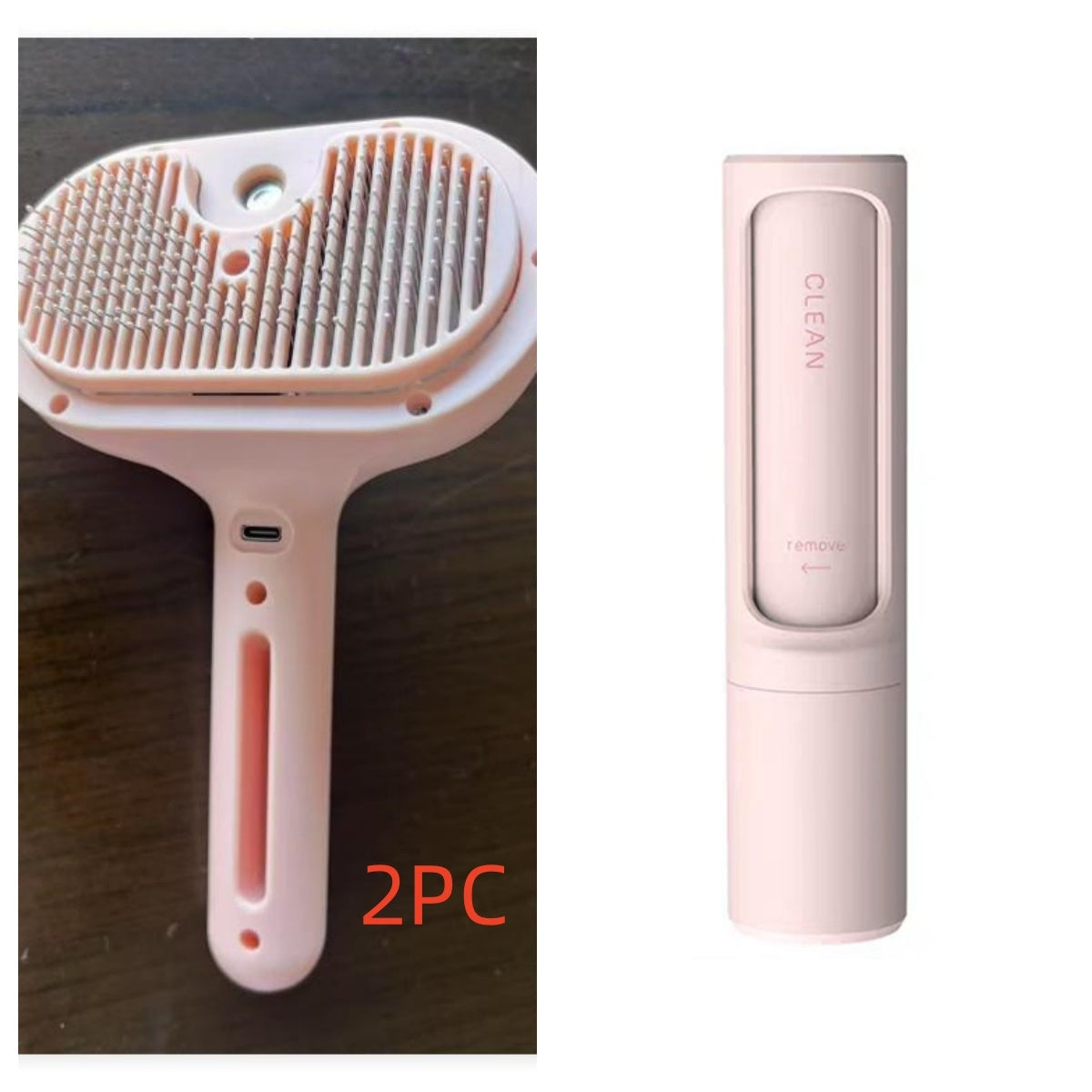 Spraying Hair Remover Brush