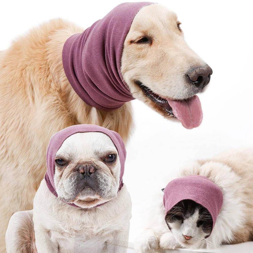 Anti-Noise Pet Grooming Earmuffs - High Elastic Soft Warm Decompression
