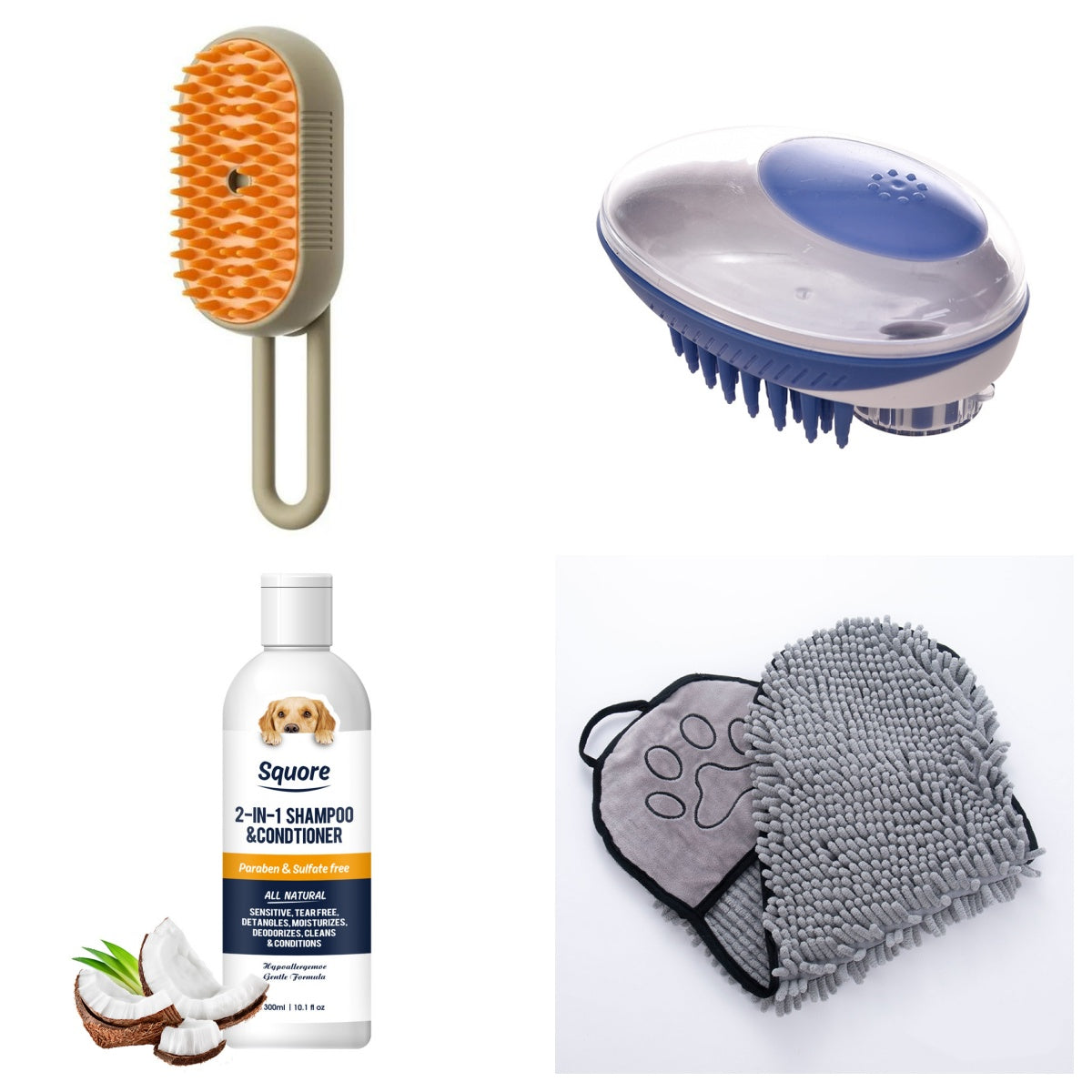 Cat Steam Brush 4 in 1 Set